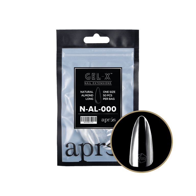 ALMOND - NATURAL Gel - X Refill (50pcs) - thePINKchair.ca - Tips - Apres