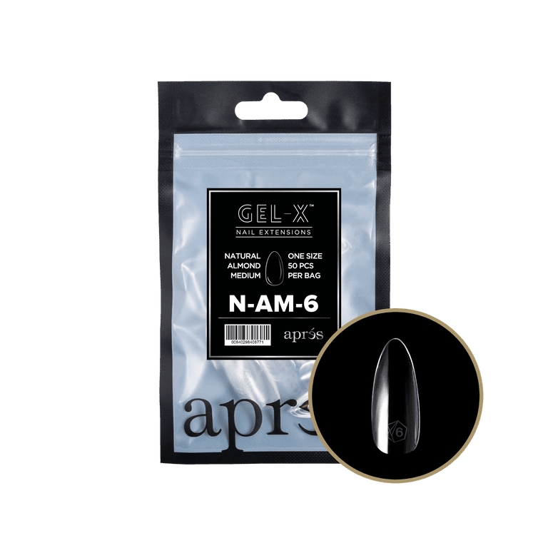 ALMOND - NATURAL Gel - X Refill (50pcs) - thePINKchair.ca - Tips - Apres