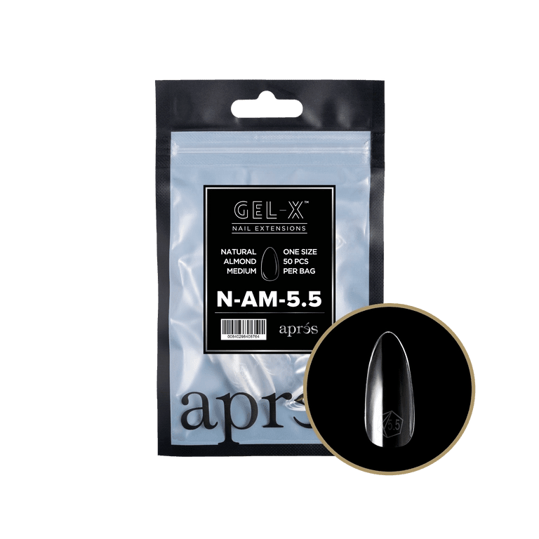 ALMOND - NATURAL Gel - X Refill (50pcs) - thePINKchair.ca - Tips - Apres