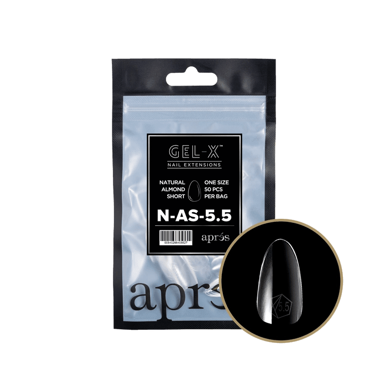 ALMOND - NATURAL Gel - X Refill (50pcs) - thePINKchair.ca - Tips - Apres
