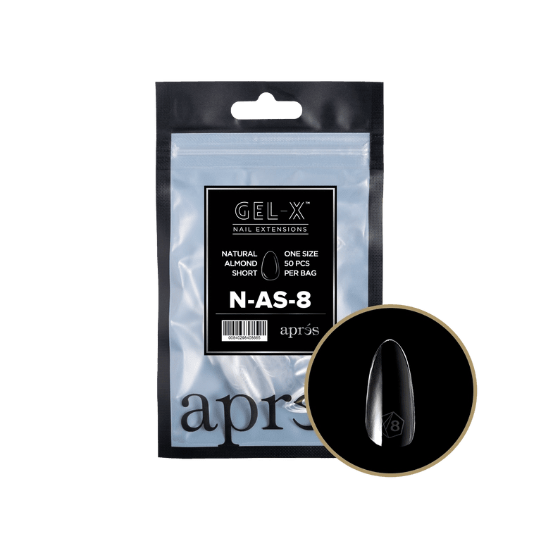 ALMOND - NATURAL Gel - X Refill (50pcs) - thePINKchair.ca - Tips - Apres
