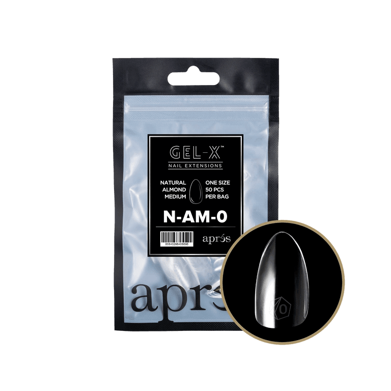 ALMOND - NATURAL Gel - X Refill (50pcs) - thePINKchair.ca - Tips - Apres