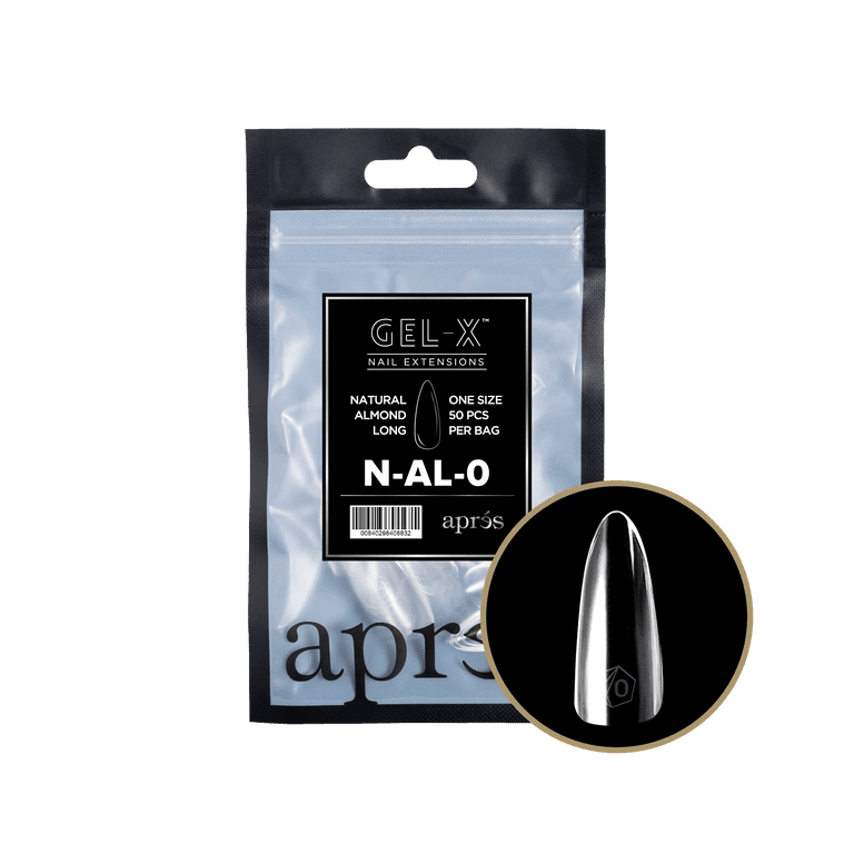 ALMOND - NATURAL Gel - X Refill (50pcs) - thePINKchair.ca - Tips - Apres