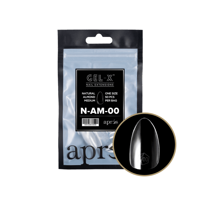 ALMOND - NATURAL Gel - X Refill (50pcs) - thePINKchair.ca - Tips - Apres