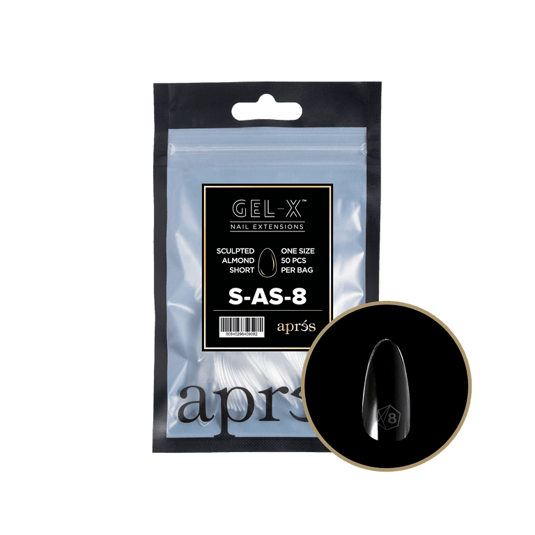 ALMOND - SCULPTED Gel - X Refill (50pcs) - thePINKchair.ca - Tips - Apres