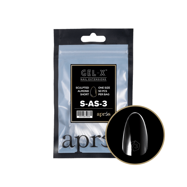 ALMOND - SCULPTED Gel - X Refill (50pcs) - thePINKchair.ca - Tips - Apres