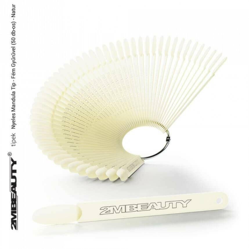 Almond Swatch Sticks (50PCS/NATURAL) by 2MBEAUTY - thePINKchair.ca - Nail Care - 2Mbeauty