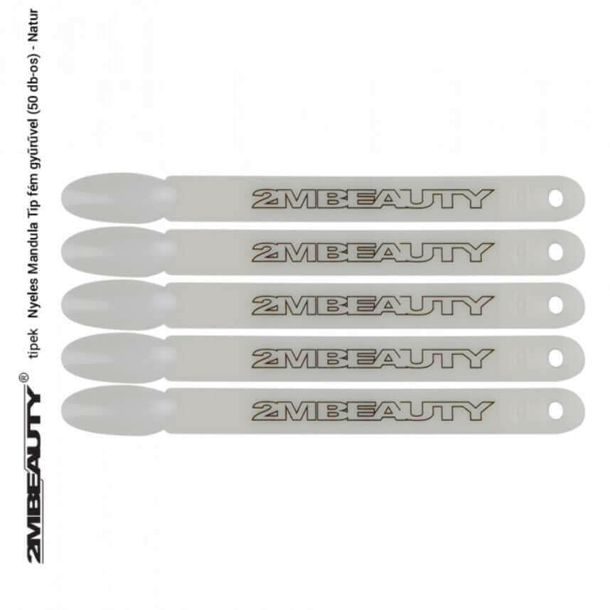 Almond Swatch Sticks (50PCS/NATURAL) by 2MBEAUTY - thePINKchair.ca - Nail Care - 2Mbeauty