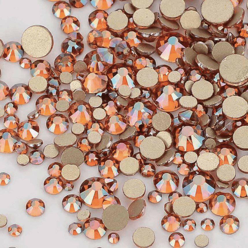 Amber Mixed Sizes Rhinestones by thePINKchair - thePINKchair.ca - Rhinestone - thePINKchair nail studio