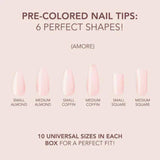 Amore Cover Gelly Tips by Kiara Sky - thePINKchair.ca - Tips - Kiara Sky