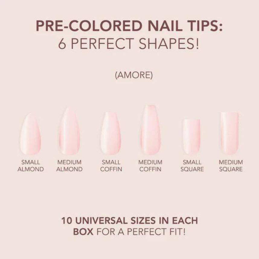 Amore Cover Gelly Tips by Kiara Sky - thePINKchair.ca - Tips - Kiara Sky