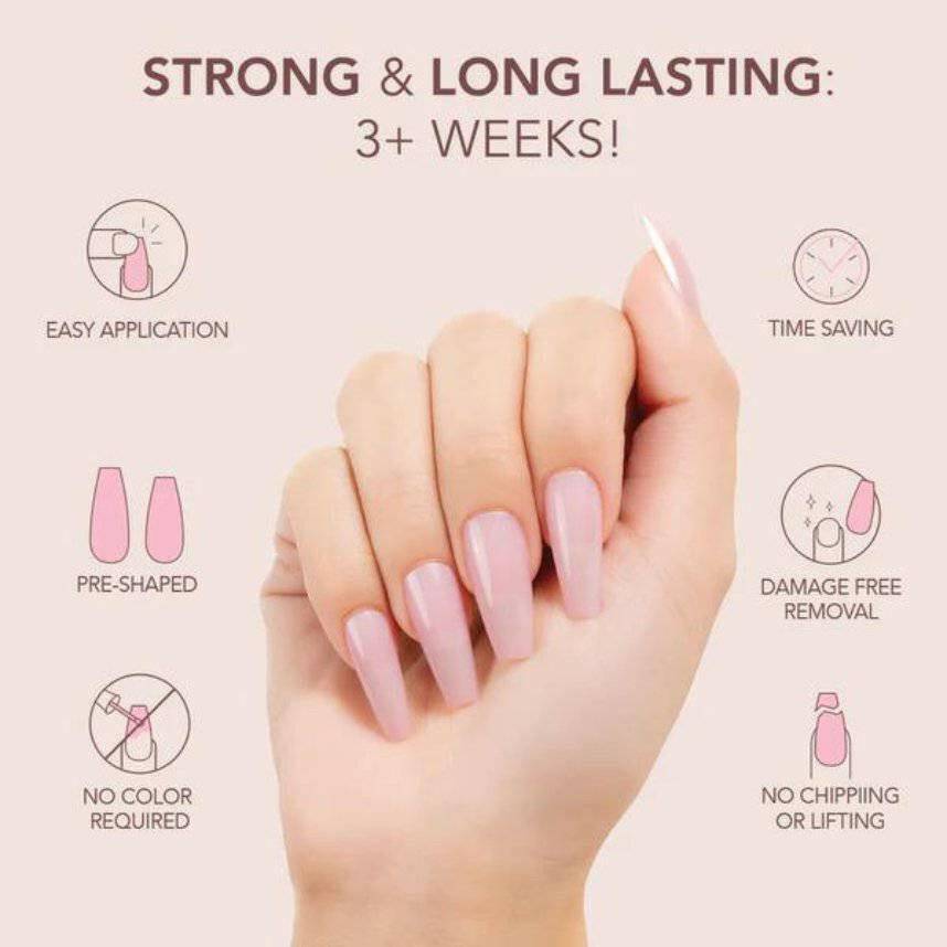 Amore Cover Gelly Tips by Kiara Sky - thePINKchair.ca - Tips - Kiara Sky