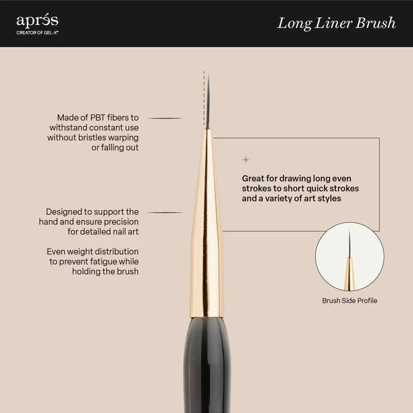 Aprés Long Liner Brush - thePINKchair.ca - Brushes - Apres