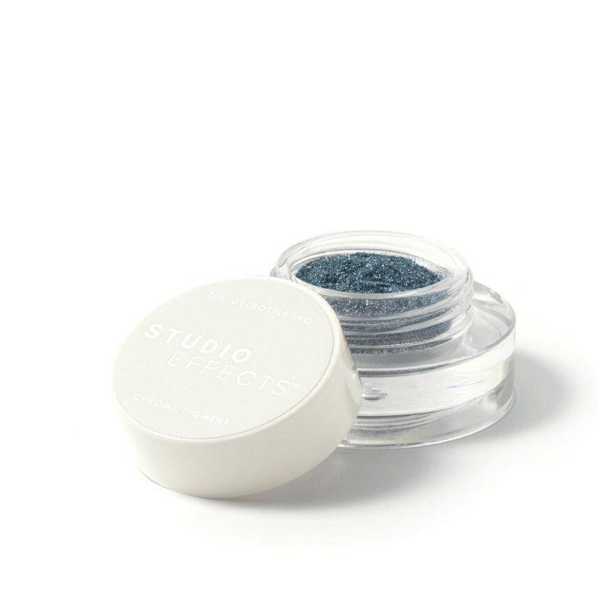 Aqua Chrome Pigment - thePINKchair.ca - Nail Art - the GEL bottle