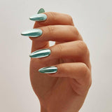 Aqua Chrome Pigment - thePINKchair.ca - Nail Art - the GEL bottle