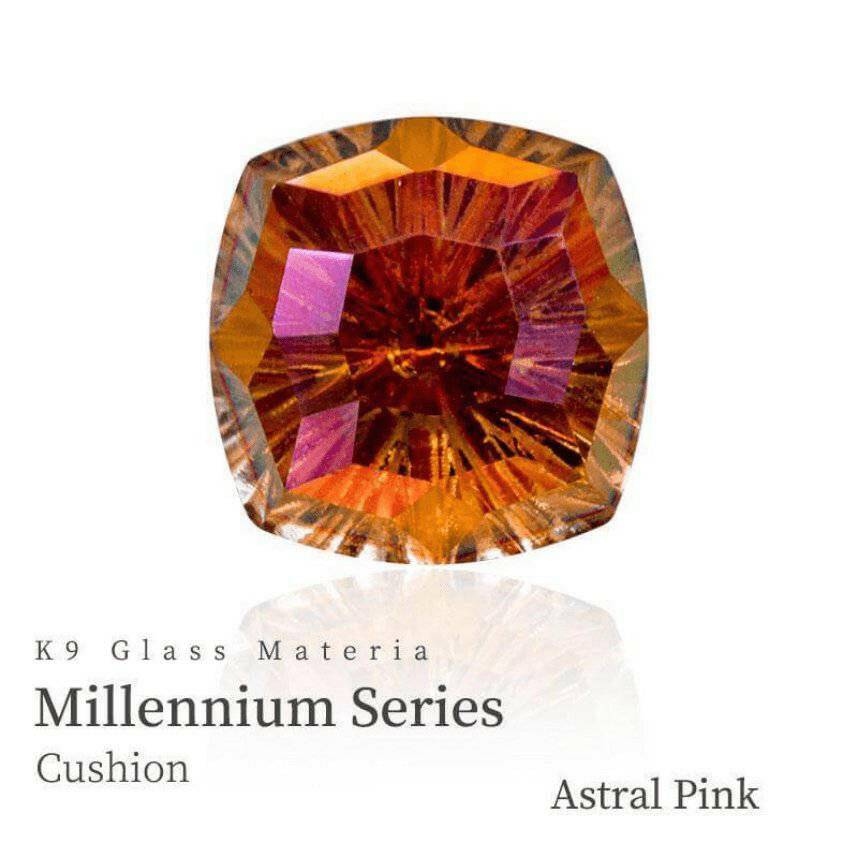 Astral Pink, Cushion (8x8mm/6pcs) by thePINKchair - thePINKchair.ca - Rhinestone - thePINKchair nail studio