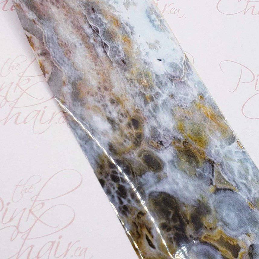 Barney Transfer Foil by thePINKchair - thePINKchair.ca - Nail Art - thePINKchair nail studio