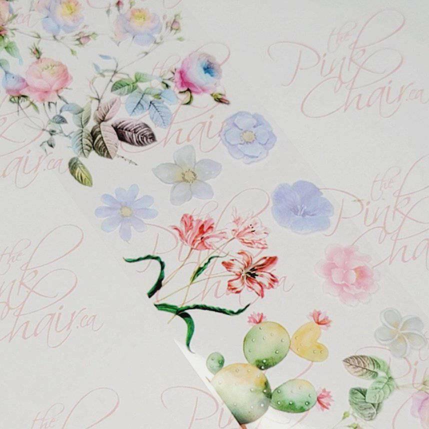 Beautiful Blossom Transfer Foil 10 by thePINKchair - thePINKchair.ca - nail art - thePINKchair nail studio