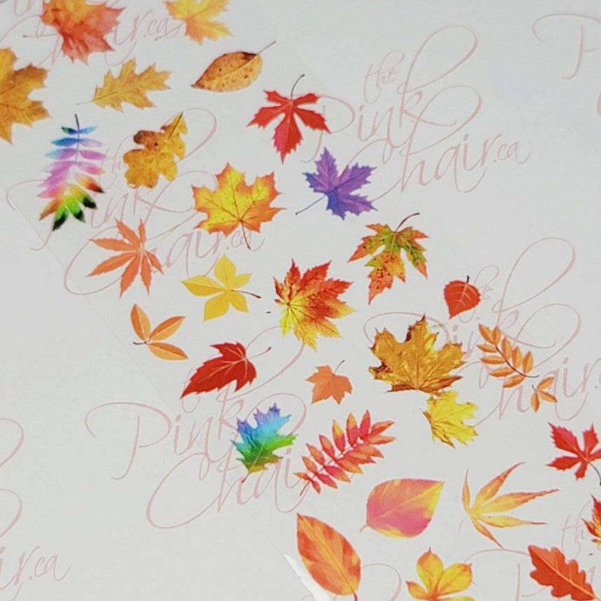 Beautiful Blossom Transfer Foil 4 by thePINKchair - thePINKchair.ca - nail art - thePINKchair nail studio