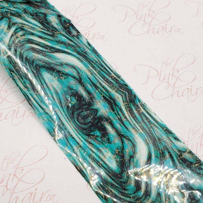 Bedrock Twist Transfer Foil by thePINKchair - thePINKchair.ca - Nail Art - thePINKchair nail studio