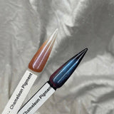 Bitches Get Stuff Done, Chameleon Pigment by thePINKchair - thePINKchair.ca - Nail Art - thePINKchair nail studio