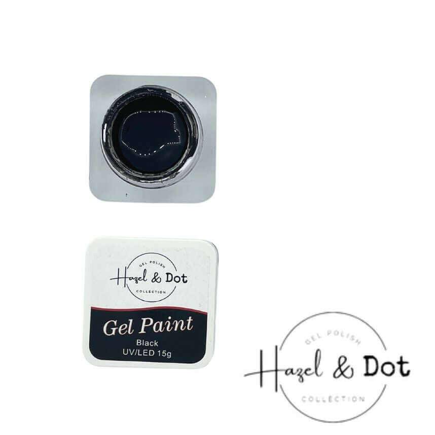 Black Gel Paint by Hazel & Dot - thePINKchair.ca - Gel Paint - thePINKchair nail studio