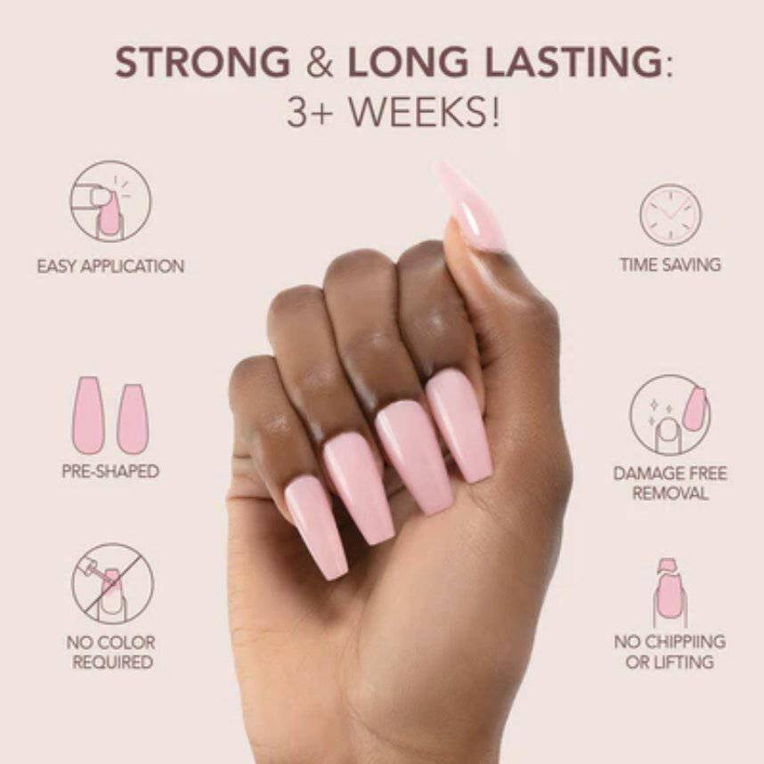 Blooming Cover Gelly Tips by Kiara Sky - thePINKchair.ca - Tips - Kiara Sky