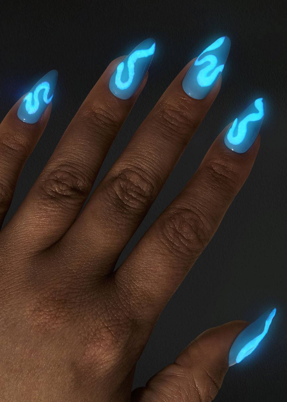 Blue Glow Pigment - thePINKchair.ca - Nail Art - the GEL bottle