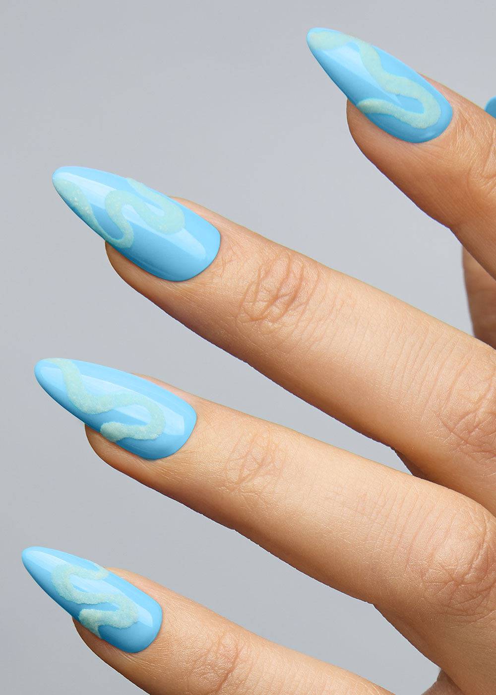 Blue Glow Pigment - thePINKchair.ca - Nail Art - the GEL bottle