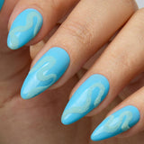 Blue Glow Pigment - thePINKchair.ca - Nail Art - the GEL bottle