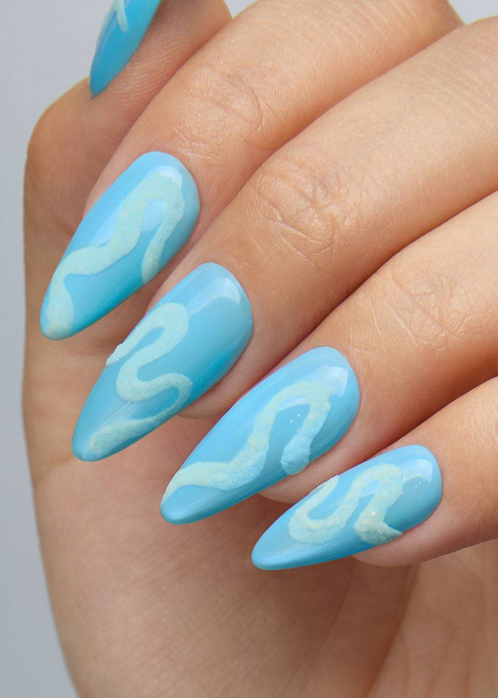 Blue Glow Pigment - thePINKchair.ca - Nail Art - the GEL bottle