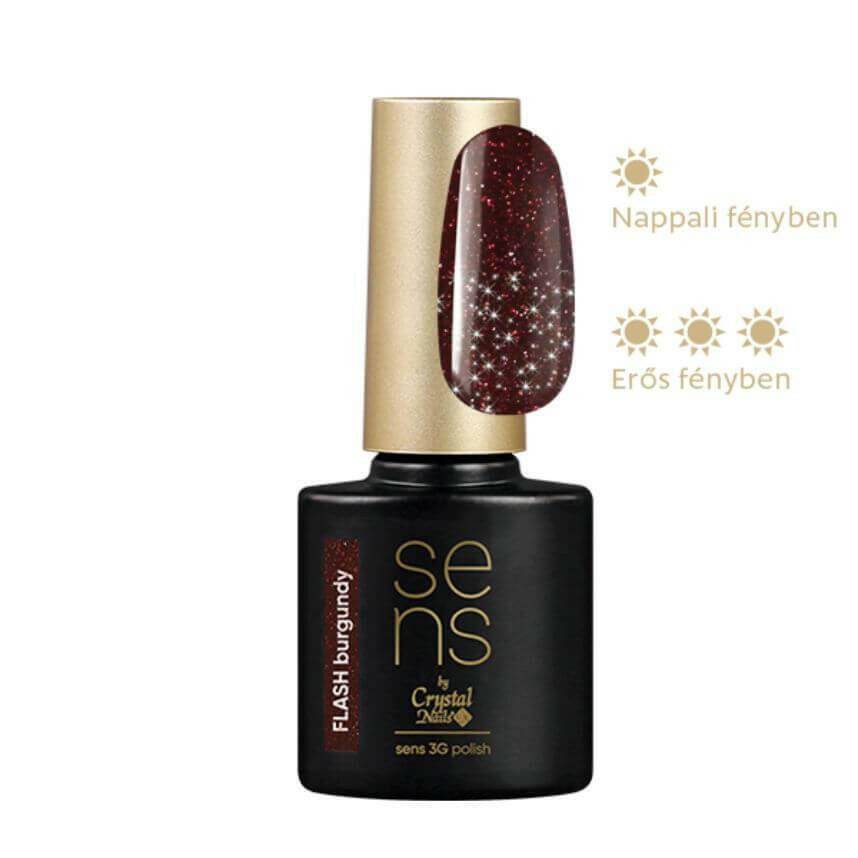 Burgundy Flash SENS Gel Polish - thePINKchair.ca - Gel Polish - Crystal Nails/Elite Cosmetix USA