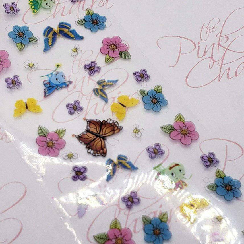 Butterfly 1 Transfer Foil by thePINKchair - thePINKchair.ca - Nail Art - thePINKchair nail studio