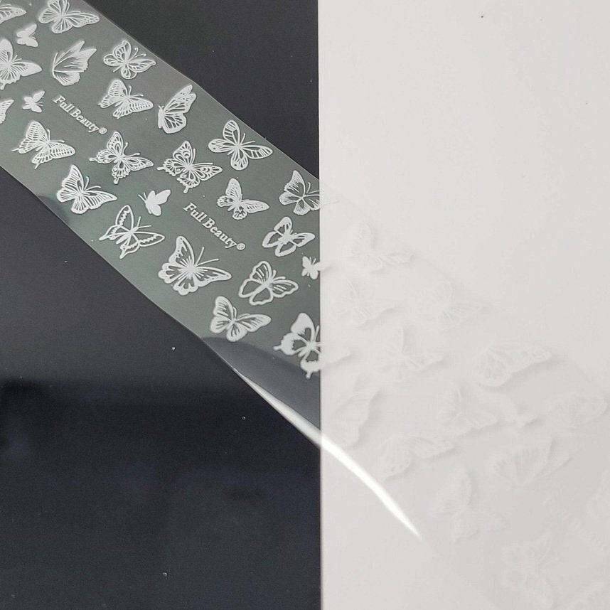 Butterfly 10 Transfer Foil by thePINKchair - thePINKchair.ca - Nail Art - thePINKchair nail studio