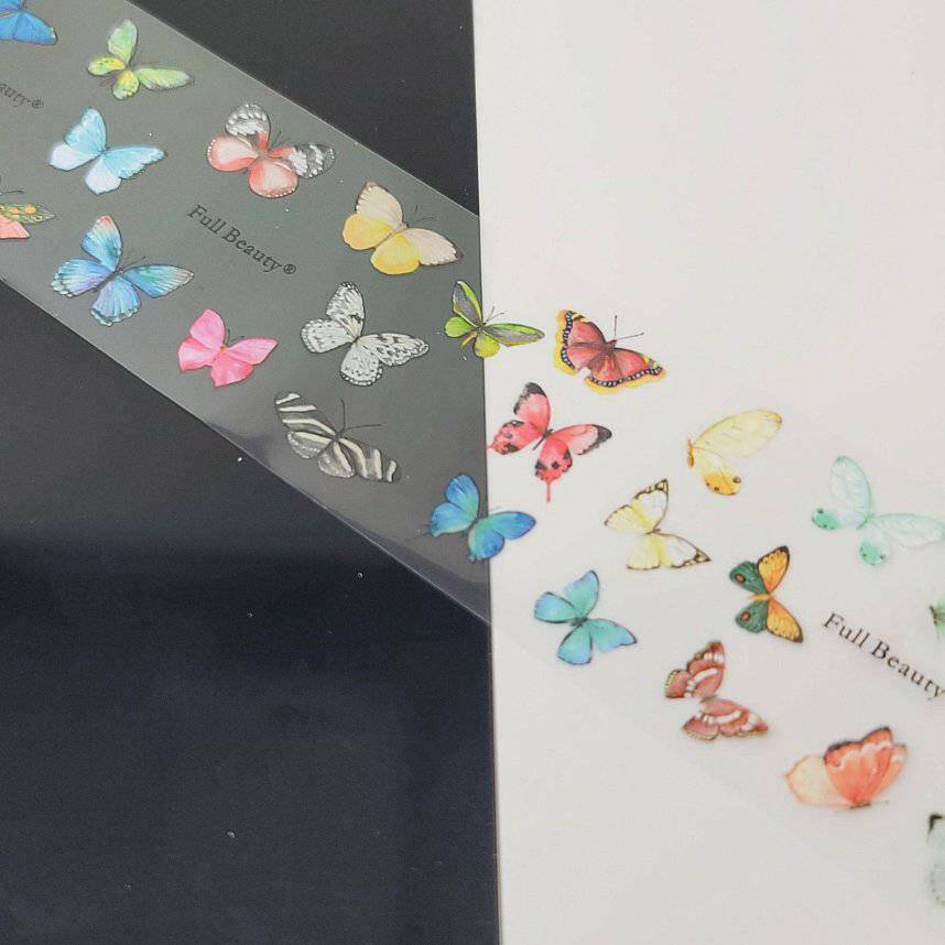 Butterfly 13 Transfer Foil by thePINKchair - thePINKchair.ca - Nail Art - thePINKchair nail studio