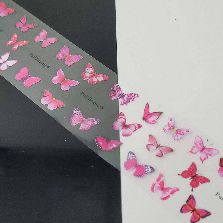 Butterfly 17 Transfer Foil by thePINKchair - thePINKchair.ca - Nail Art - thePINKchair nail studio