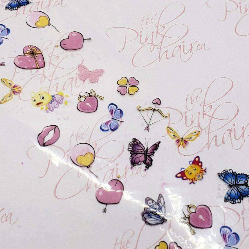 Butterfly 2 Transfer Foil by thePINKchair - thePINKchair.ca - Nail Art - thePINKchair nail studio
