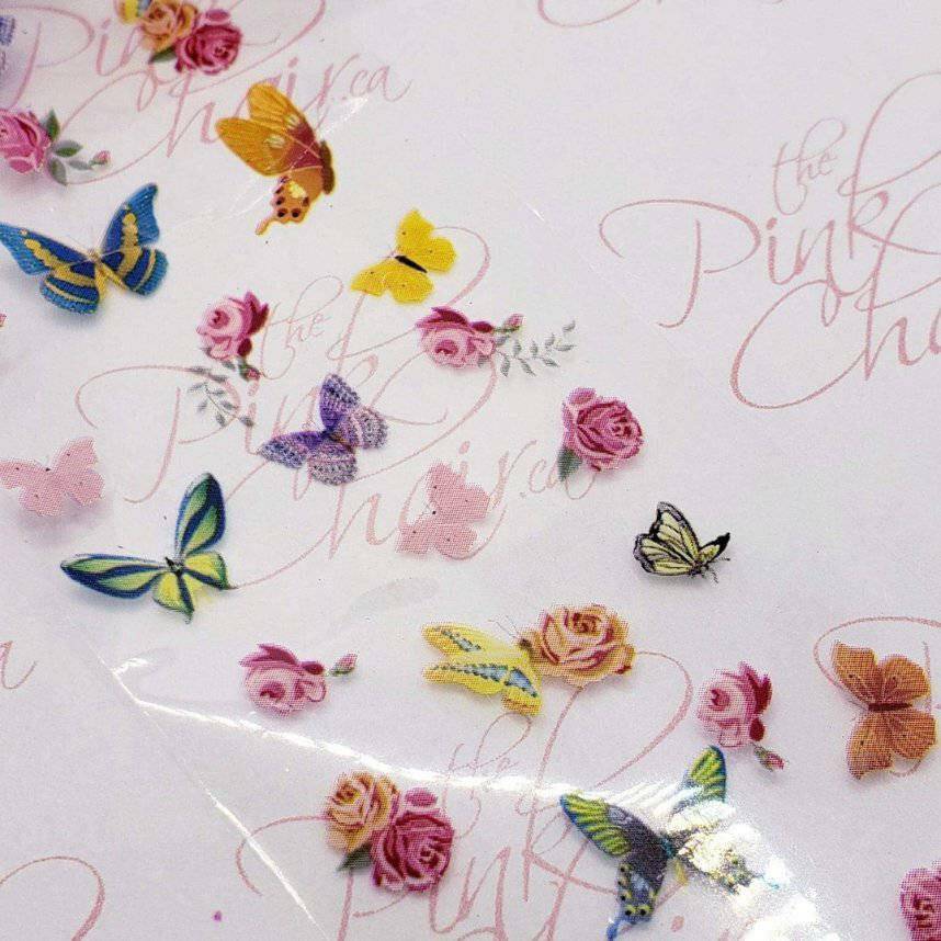 Butterfly 3 Transfer Foil by thePINKchair - thePINKchair.ca - Nail Art - thePINKchair nail studio