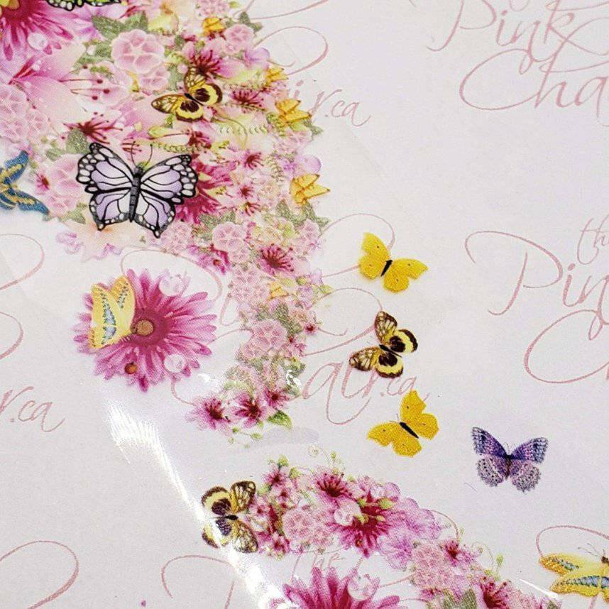 Butterfly 8 Transfer Foil by thePINKchair - thePINKchair.ca - Nail Art - thePINKchair nail studio