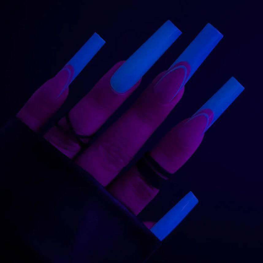 Bye - O - Luminescence Gel Art Glow by Kiara Sky - thePINKchair.ca - Nail Art - Kiara Sky