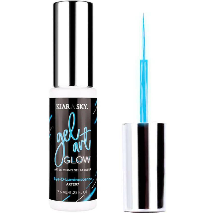 Bye - O - Luminescence Gel Art Glow by Kiara Sky - thePINKchair.ca - Nail Art - Kiara Sky