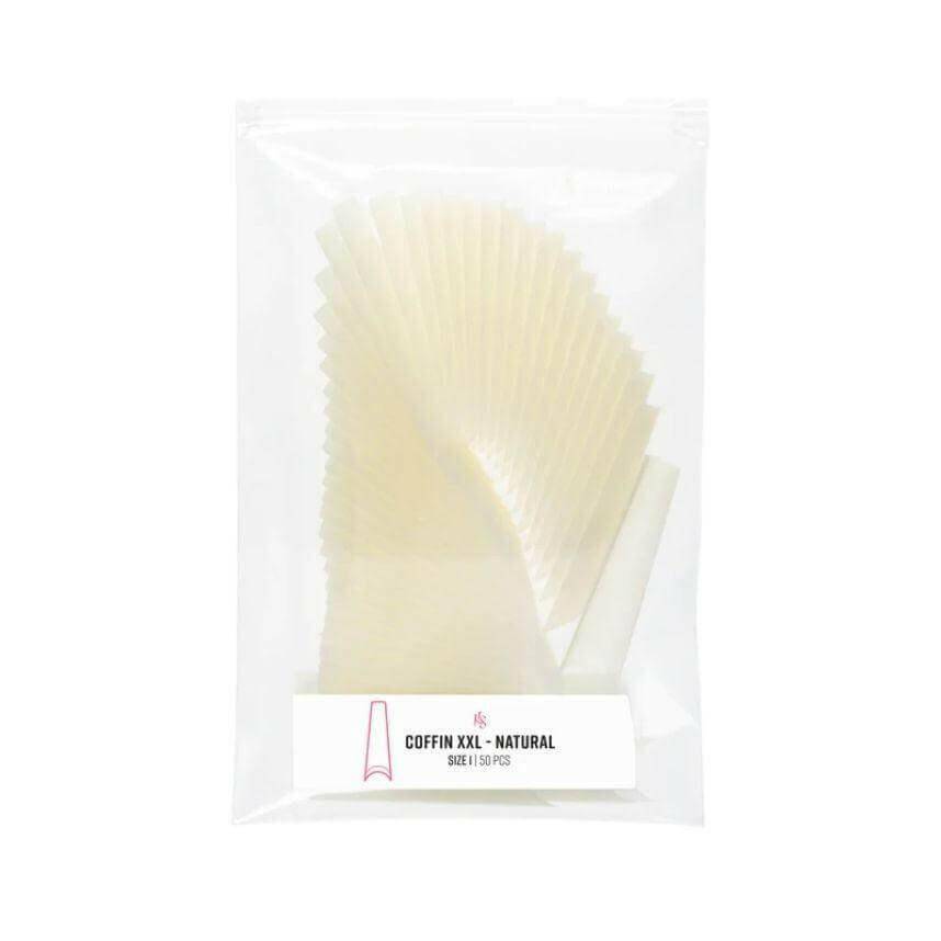C - Curve Refill Bag, XXL Coffin (NATURAL) by Kiara Sky - thePINKchair.ca - Tips - Kiara Sky