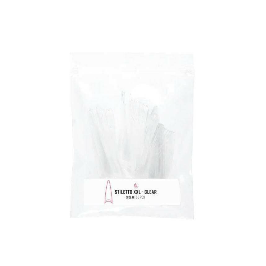 C - Curve Refill Bag, XXL Stiletto (CLEAR) by Kiara Sky - thePINKchair.ca - Tips - Kiara Sky