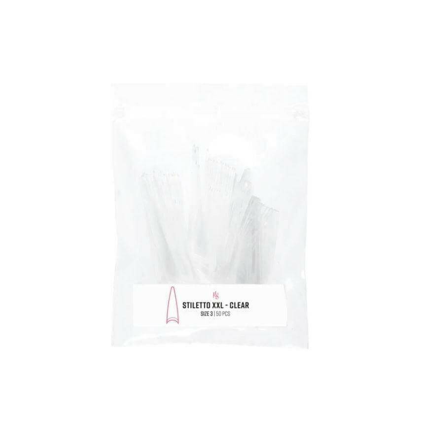 C - Curve Refill Bag, XXL Stiletto (CLEAR) by Kiara Sky - thePINKchair.ca - Tips - Kiara Sky