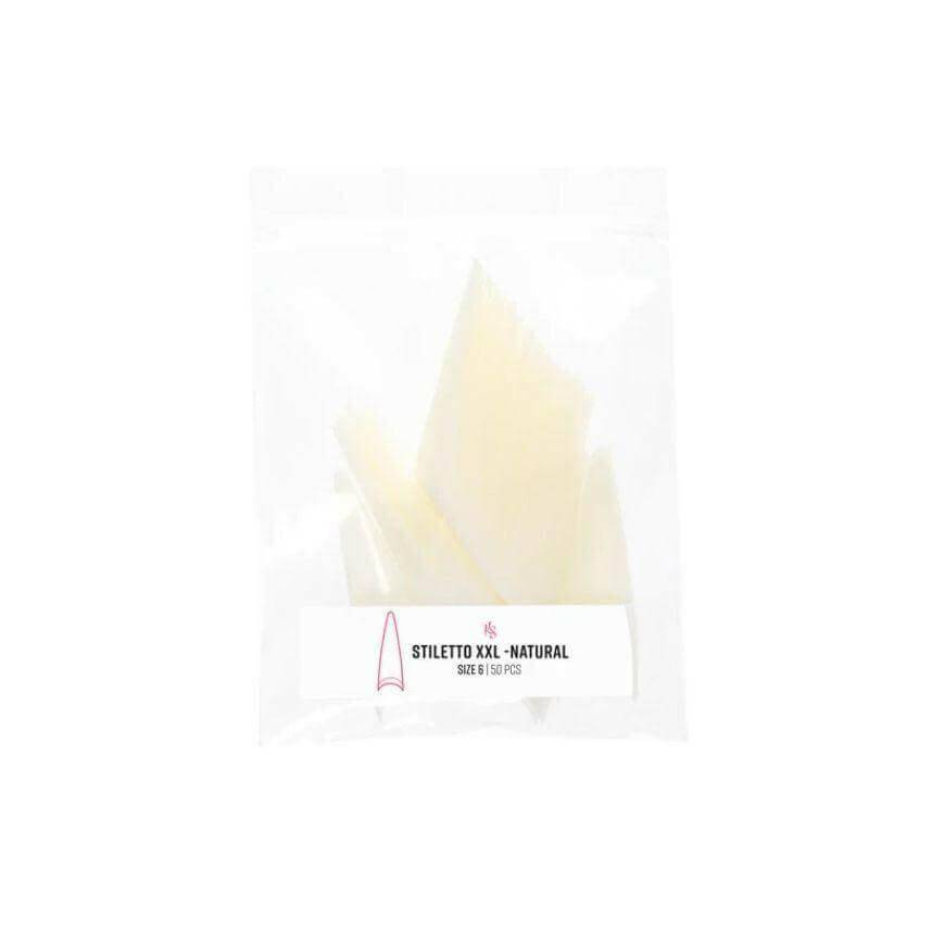 C - Curve Refill Bag, XXL Stiletto (NATURAL) by Kiara Sky - thePINKchair.ca - Tips - Kiara Sky