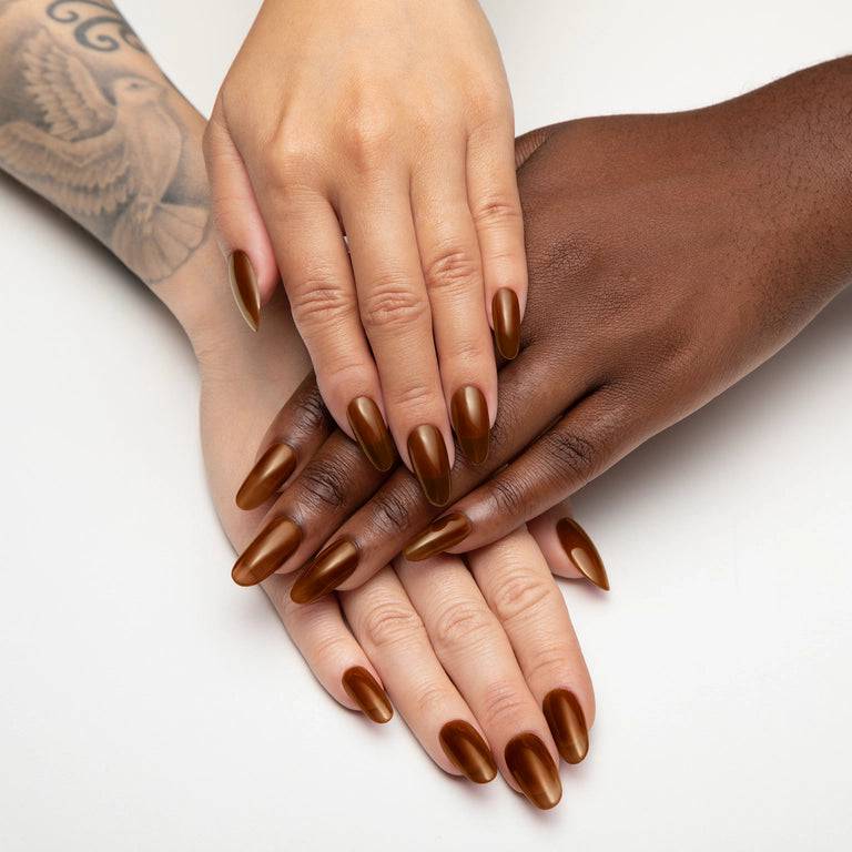 Caramel or Caramel - J14 (HEMA REE & TPO FREE) - thePINKchair.ca - gel polish - Apres