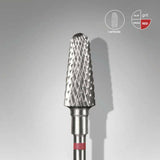 Carbide Nail Drill Bit, “Frustum” (red + 6mm head/14mm working part) - thePINKchair.ca - efile bit - Staleks