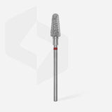 Carbide Nail Drill Bit, “Frustum” (red + 6mm head/14mm working part) - thePINKchair.ca - efile bit - Staleks