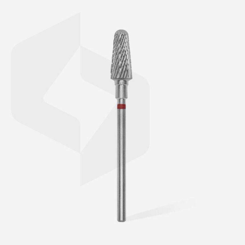 Carbide Nail Drill Bit, “Frustum” (red + 6mm head/14mm working part) - thePINKchair.ca - efile bit - Staleks