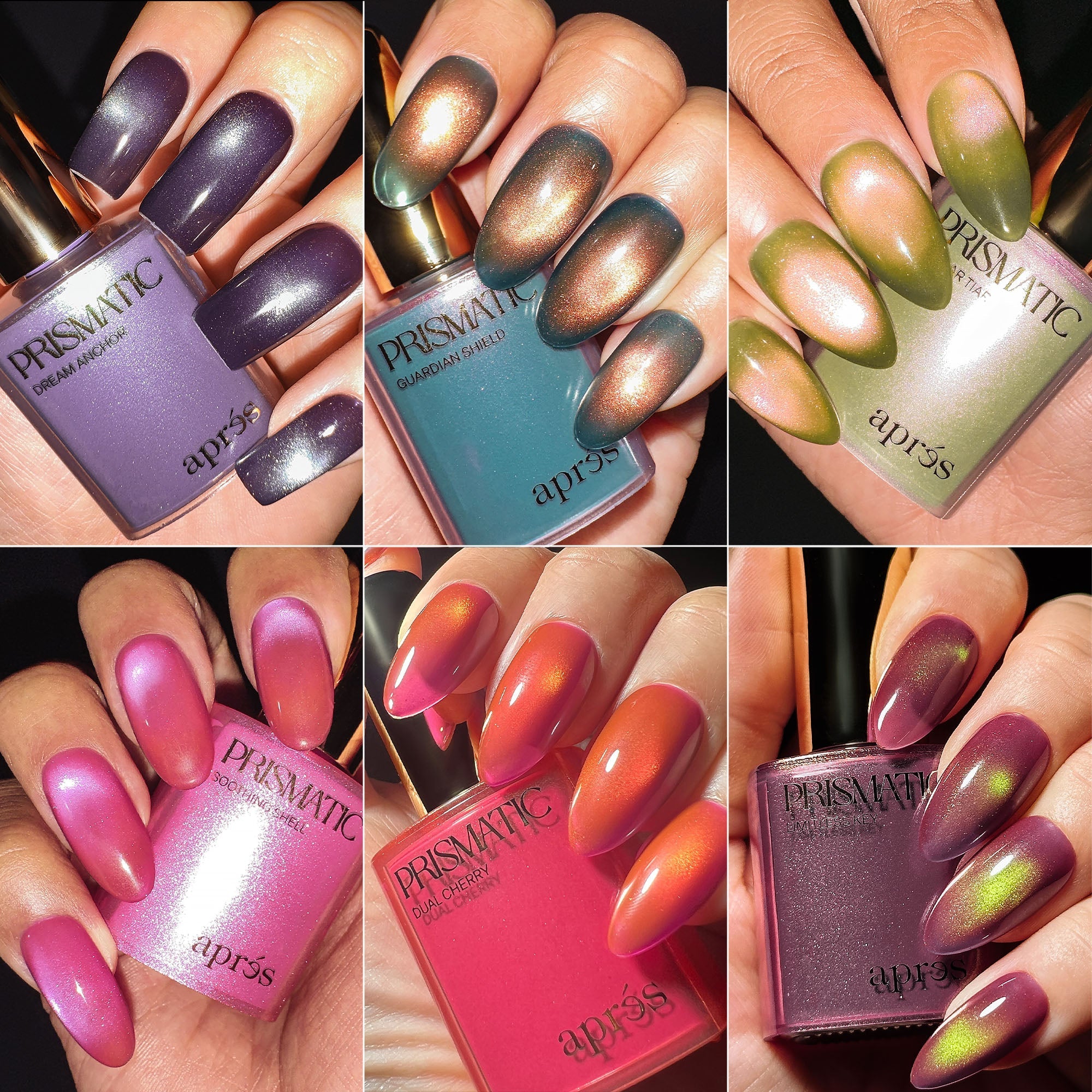 Cat Eye - PRISMATIC Collection - thePINKchair.ca - Gel Polish - Apres